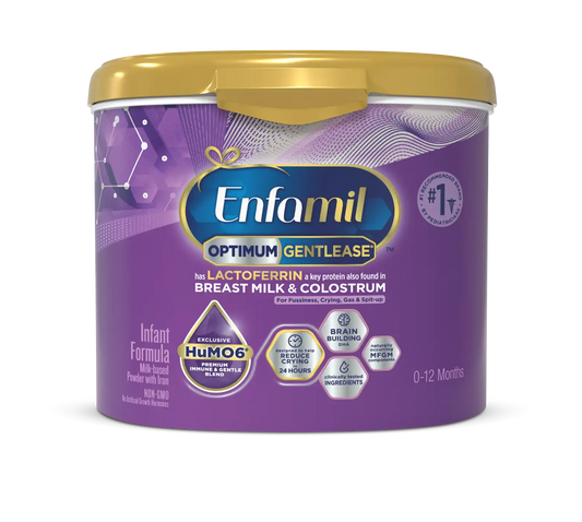 Enfamil® Optimum™ (Enspire) Gentlease® Infant Formula Powder - 19.5 oz Tub