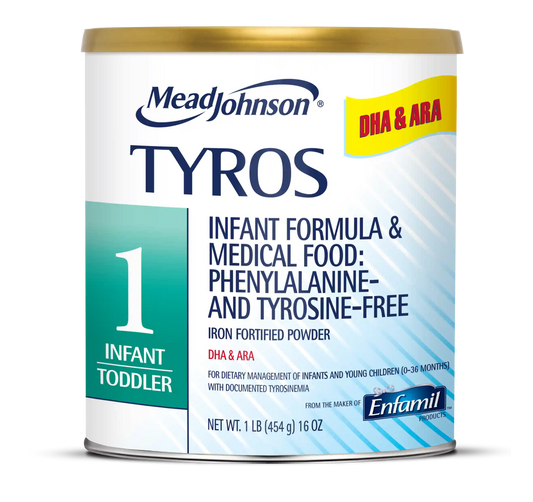 TYROS 1 Infant Formula & Medical Food Powder - 1 lb Can