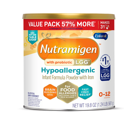 Nutramigen® with Probiotic LGG® Hypoallergenic Infant Formula Powder - 19.8 oz Can